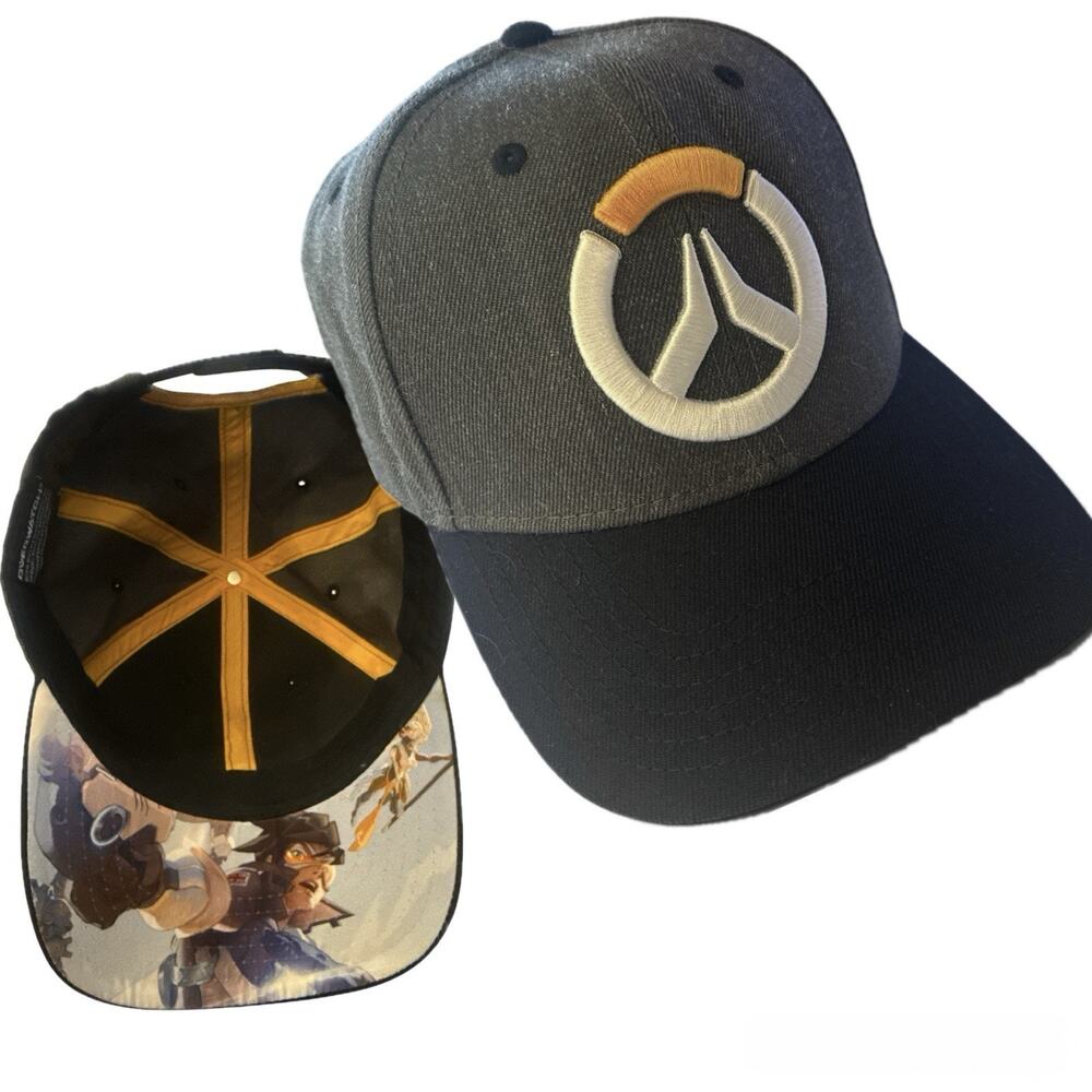 Blizzard Official Overwatch Logo Hat Tracer Art Wool Blend Adjustable Snapback